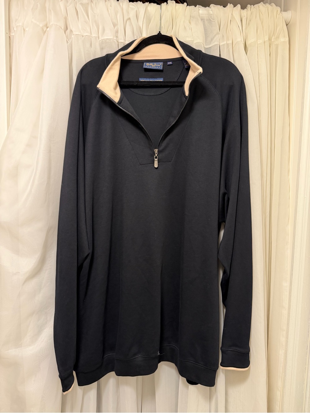 Bobby Jones’ Men's Quarter-Zip Players’ Pullover - 2XB